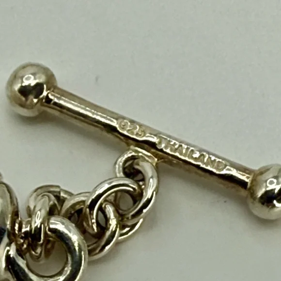 Michael Dawkins Sterling Silver Multi-Shape Cultured Pearl Bracelet Sz 8 Signed - Picture 5 of 14